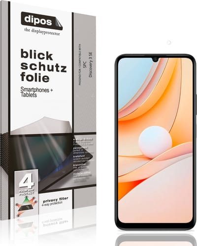 dipos – Matte Privacy Screenprotector geschikt voor SPC Discovery 3 SE | Anti-Spy Beschermfolie