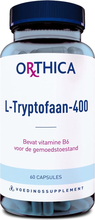 Orthica L-Tryptofaan-400 - 2 x 60 capsules - Voordeelverpakking