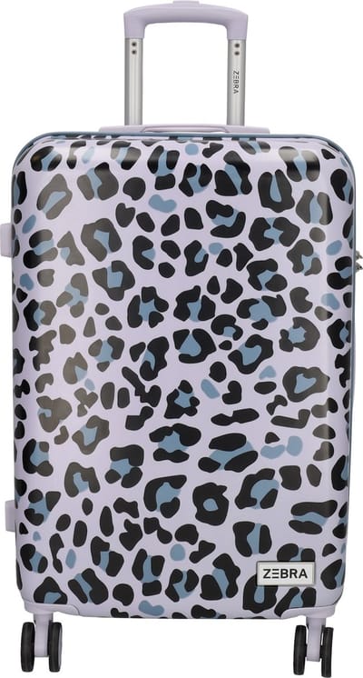 Zebra Trends Animal Travel Middelgrote Koffer - 64 cm - 60 liter - TSA slot - Lila Panter