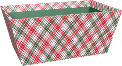 Dekoratief | Bakje 'Classic Check', 24x14x10cm | A245699