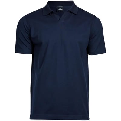 Tee Jays - Luxury Stretch V-Neck Polo - Navy - S
