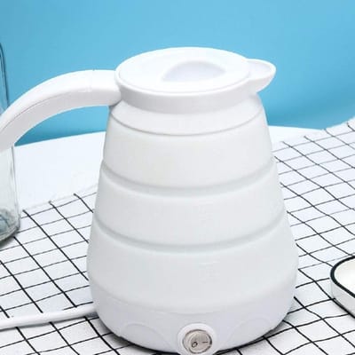 Klapbare Waterkoker - Reis Waterkoker - Snel Water Koken - Dubbele Spanning - 0.6 Liter - Rood