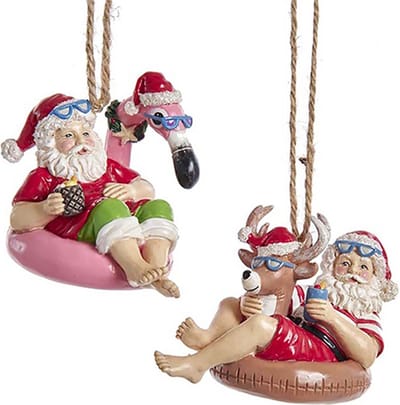 Kurt S. Adler - Beach Santa - Kersthangers - polyresin
