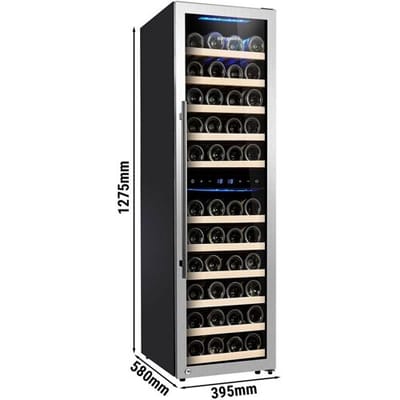 GGM Gastro Weinkühlschrank - 2 Klimazonen - 160 Liter - max. 53 Flaschen
