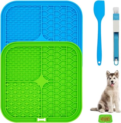 Famanu – Magnetische kabelhouder set van 5 desktop kabelclips voor USB en oplaadkabels blauw