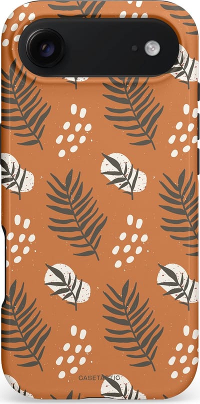 Casetastic hoesje geschikt voor Apple iPhone Air - MagSafe - Dubbellaagse bescherming - Rustiek ritme - Fashion Case - Terracotta Taupe