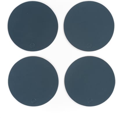 Vacavaliente - Onderzetter - Set 4 stuks - Petrol Blauw - 10cm