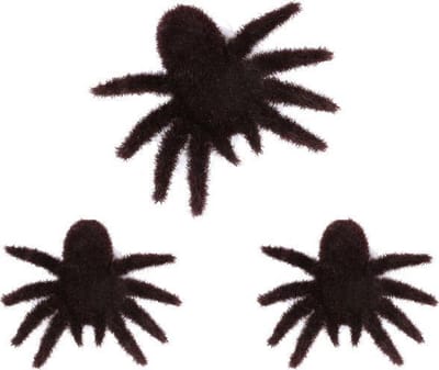 Amscan Decoratiespin Fuzzy 8 X 10 Cm Zwart 3 Stuks