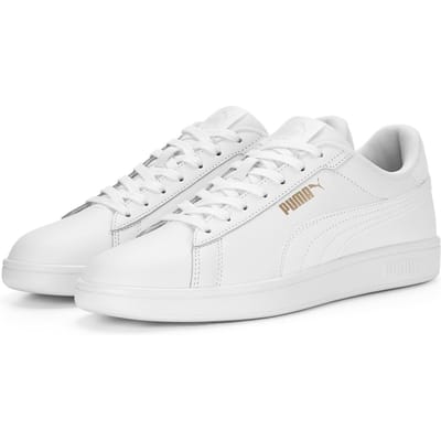 PUMA - maat 40.5 - PUMA Smash 3.0 Unisex Sneakers - Gray Sky-Warm White