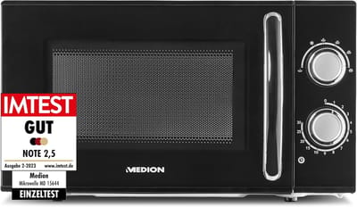 Magnetron Oven - Keukenapparaat - Snel Opwarmen - Ontdooifunctie - 17 Liter - Zwart