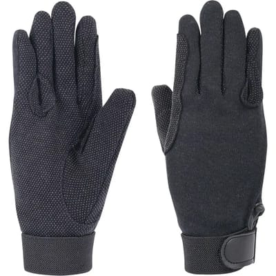 Harry's Horse - Handschoenen Katoen - Zwart - Maat XXS