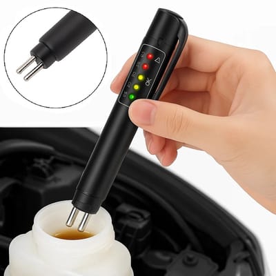 Remvloeistof Tester Pen I Temvloeistoftester I Voor Auto, Motor, Scooter I Universeel I Nauwkeurige LED Indicatie