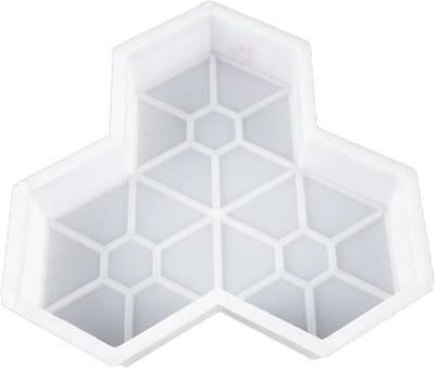 Betonmal Bladvorm - Padmaker Schimmel Tuin - Tuinpad Aanleggen - Herbruikbaar Kunststof - 25 cm - Zwart