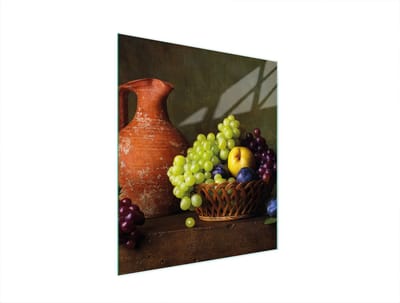 TMK ArtDeko Serie - Glazen Snijplank - 45x52 cm - Winogrono Motief