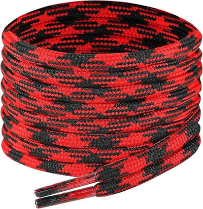 Famanu – Extra Sterke Ronde Schoenveters, Voor Werklaarzen, Wandelschoenen en Veiligheidsschoenen