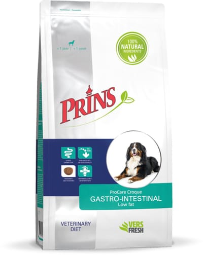 Prins Veterinary Diet Procare Croque Diet Gastro-Intestinal Zalm - Hondenvoer - 10 kg