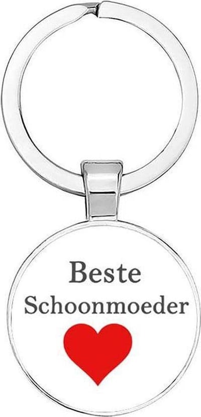 Akyol - Beste schoonmoeder Sleutelhanger - Mama/Moeder- Moederdag - Leuke kado voor je schoonmoeder - Geschenk - Liefde - moederdag - 2,5 x 2,5 CM