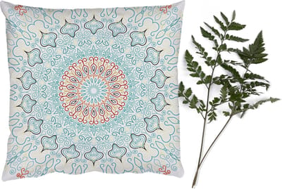 Sierkussens - Kussentjes Woonkamer - 40x40 cm - Hippie - Mandala - Blauw - Bohemian