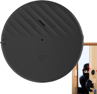 Beveiligingsalarm Sensor - Deur Raam Alarm - Huis Beveiligen - Luid Geluid Signaal - 8x8x2 cm - Zwart