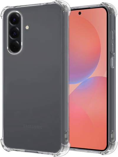 Hoesje - Geschikt voor Samsung Galaxy A36 - Sterk & Shockproof - Siliconen Case - Back Cover - Telefoon Hoes Shock Proof - Transparant