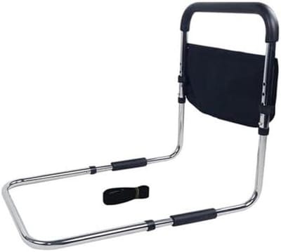 Bedbeugel - Steunbeugel - Veilig Opstaan - In Hoogte Verstelbaar - 60 x 41 cm - Grijs