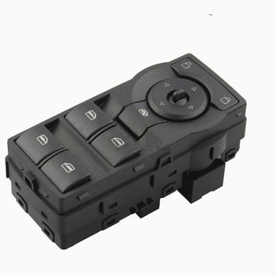 Raambediening Schakelaar - Venster Knop - Auto Interieur - Duurzaam ABS Materiaal - 3 x 2 x 1 cm - Zwart