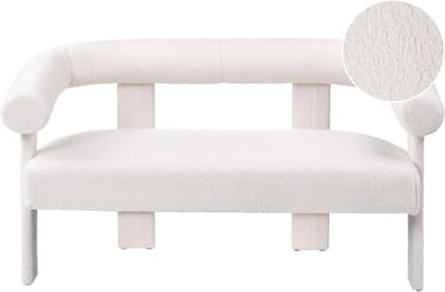 ILBRO - Tweezitsbank - Gebroken wit - Bouclé