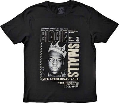 Biggie Smalls - Life After Death Tour Heren T-shirt - S - Zwart