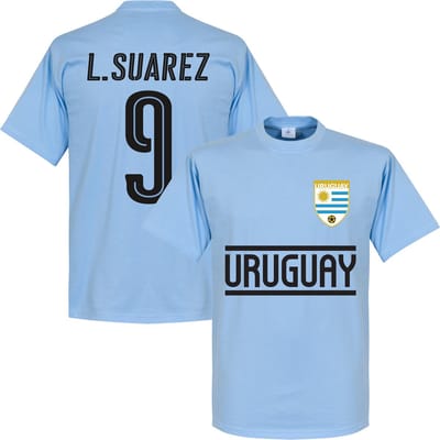 Uruguay L. Suarez 9 Team T-Shirt - S