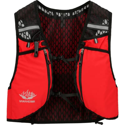 VANAHEIMR Hardloopvest met Hydratatiezak Verstelbaar Universeel Hydratatievest voor Dames en Heren No Water Bag