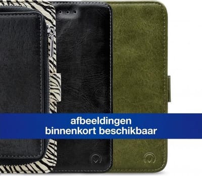 Mobilize Bookcase hoesje geschikt voor Samsung Galaxy A22 4G - Effen Groen - Kunstleer