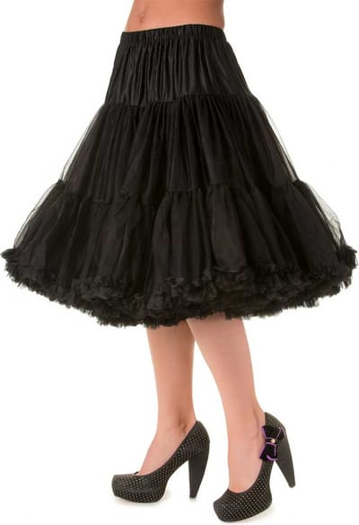 Banned - Lifeforms Petticoat - 26 inch - XS/S - Zwart