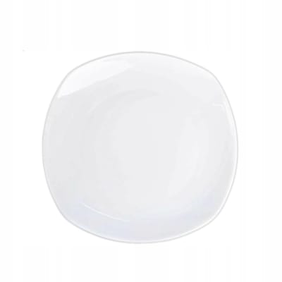 Wilmax Wit Porseleinen Dinerbord 24,5x24,5 cm - Stijlvol & Duurzaam