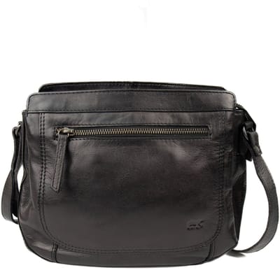 Bear Design Miley Crossbodytas Kleine Dames - Leer - Zwart