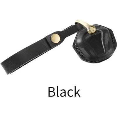 Pour Moto Triumph T100/T120/T900/Obber Cuir Manchon de Clé Vintage Décoration de Clé de Voiture Accessoires Porte-clés de Modification black