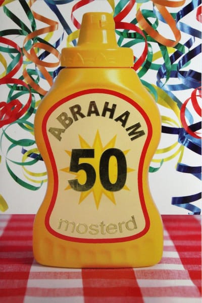 Luxe Wenskaart Abraham 50 Jaar - Art of Cards - 212472 - 11.5x17cm - Gratis Verzonden