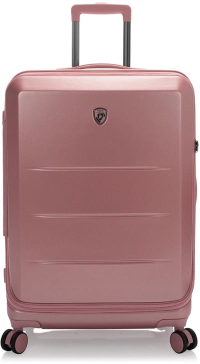 Heys EZ Fashion 4 wielen Trolley M 66 cm met uitbreidingsplooi - Harde bagage - TSA slot - rose gold