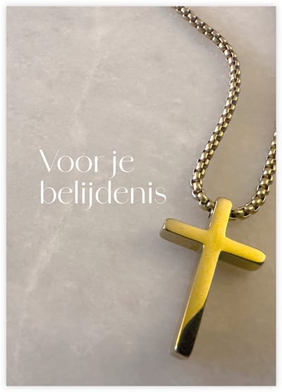 10 stuks voordeelkaart 'Voor je belijdenis - ketting' - Majestically