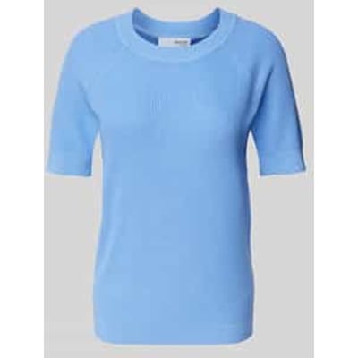 Gebreid shirt met ronde hals, model 'SLFELINNA'