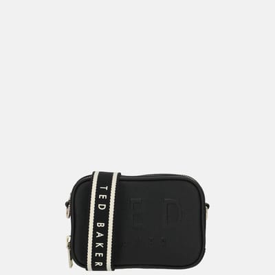 Ted Baker schoudertas Lauli Webbing Detail Small Camera Bag Jet - Black zwart