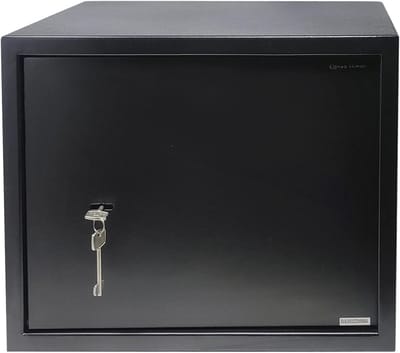 Mechanische Kluis voor Wand en Kast - Onzichtbare Mini Kluis met Sleutel en Dubbele Beugel Slot