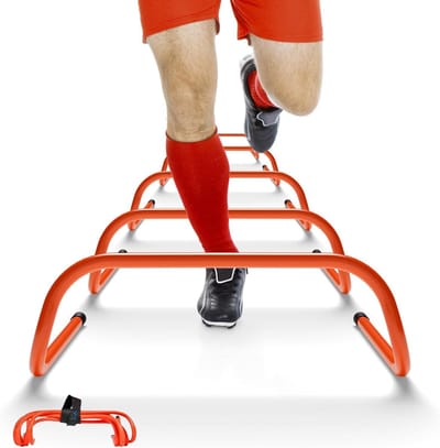 Agility Horden - Trainingshorden Set - Verbeter Snelheid - Opvallende Kleur - 5 Stuks - Oranje
