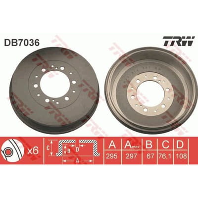 Remtrommel, 1 stuk TRW DB7036