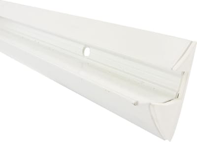 Spurlux klemplankdrager 18mm wit 200cm