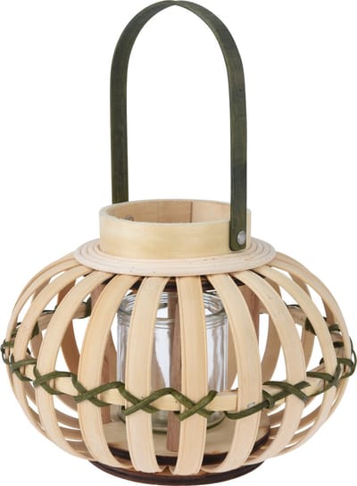 Bamboe - lantaarn -kaarsenstandaard - lantaarn windlicht - woondecoratie - tuin - per 2 stuks