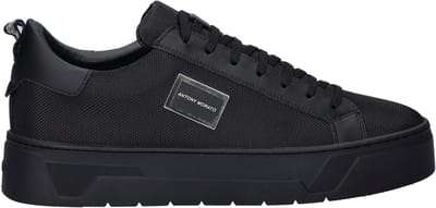 Antony Morato Metal Bold Sneakers Zwart Leer Heren - Zwart - 43