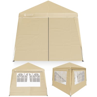 Paviljoen Capri Beige 3x3m incl 4 zijwanden UV-bescherming 50+