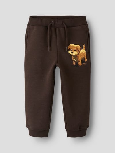 Name it broek jongens - bruin - NMMsigurt - maat 110