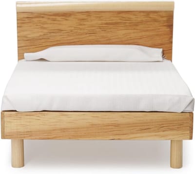 Miniatuur Bed voor Poppenhuis 1:12 Meubels en Accessoires