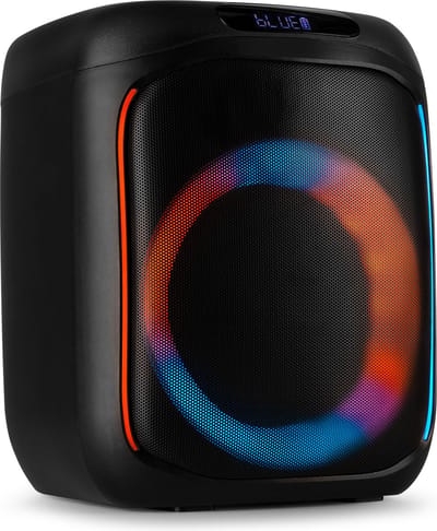 Partybox - Fenton Track160 portable speaker met Bluetooth - Karaoke set met lichteffecten - 100W